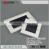 LY-FP37-BRUSH 86*86 Wall Brush Face Plate Standard Network Port Faceplate