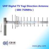 High Gain UHF TV Yagi Direction Antenna (680-750MHz)