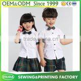 England Style Kindergarten Uniform Fashion Primary School Sport Uniform Shirt With Skirt or Shorts thumbnail-3