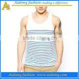 Factory Directly Wholesale Men Stripe Tank Tops