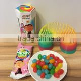 Hitwon rainbow roll candy coated soft candy with toy