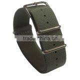 22mm Gray Military Import Nylon Nato Watch Band thumbnail-1