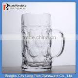 LongRun 1.25L High-capacity Draught Beer Glass Mug With Carved