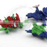 3 in 1 Reconfigurable Warplane Building Block Toys With Candy thumbnail-3