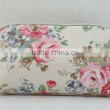 Pringted Canvas Travel Bag With Cosmetic Bag thumbnail-4