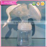 China Manufacturer Baby Milk Feeding Silicone Manual Comfort Breast Pump thumbnail-1