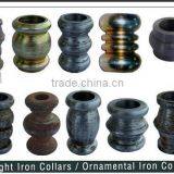 Ornamental Iron Stud, Wrought Iron Collar thumbnail-1