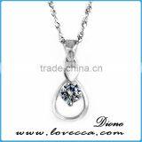 New Arrival Antique Fashion Love Gift Jewelry Crystal 925 Silver Pendant for Sale thumbnail-4