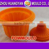 Custom High Quality Plastic Flower Pot Injection Mould thumbnail-2