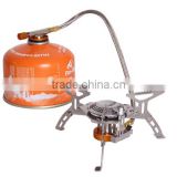 Outdoor Cooking Camping Gas Stove Mini Foldable Stainless Steel Gas Stove Furnace Split Type Butane Propane Burner