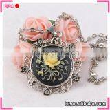Engraved Skull Gothic Necklace, for Carnaval Gothic Jewelry thumbnail-5