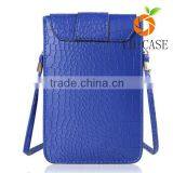 Newest Unique Design Women's Mobile Phone Leather Case Card Pocket Hipster