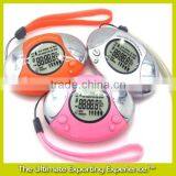 Fat Pedometer,Body Fat Analyzer Pedometer With Time and Cord