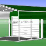 Steel Frame Steel Carport With Storage Room Building thumbnail-5