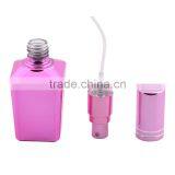 Square Shaped UV Gel Colored Glass Spray Bottles, Empty Mini Glass Perfume Bottles With Aluminum Atomizer and Caps thumbnail-6