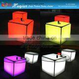 Brand Names Led Magic Chair &led Furniture Led Bar Stool Led Plastic Cube Stool thumbnail-3