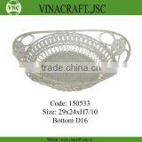 Bamboo Christmas Decoration Basket in Natural Color thumbnail-1