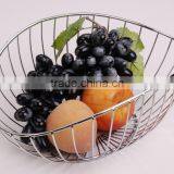 Metal Wire Fruit Basket,Kitchen Metal Fruit Rack Roundness Shape thumbnail-2