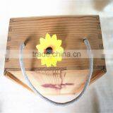 Cheap Wood Wine Box Wooden Wine Gift Box for Sale thumbnail-4