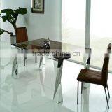 TH394 Stainless Steel Marble Top Dining Table Best Price Dining Table thumbnail-3
