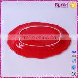 Wedding Decoration Ceramic Oval Dinner Plates thumbnail-3