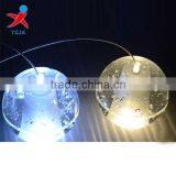 clear solid crystal glass bubble ball for lighting /crystal ball with bubbles