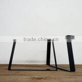 2017 Hot New Products Thin Steel Black Metal Bench Leg With Wood Table thumbnail-4