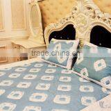 HAND EMBROIDERED BLANKET WITH PILLOW CASES, SOFT, BREATHABLE WITH ELEGANT DESIGNS AND COLORS thumbnail-3