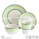 Handpainting Green 20pcs Dinnerware Set thumbnail-6