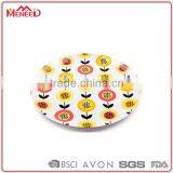Chime Design Food Grade 10inch 4pcs Round Table Melamine Plate Sets thumbnail-2