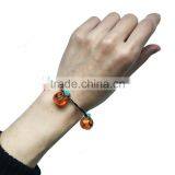 Halloween Cheap Pumpkin Beads Lighting Led Bracelet thumbnail-5