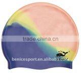 Swim Caps Print,funny Silicone Swimming Cap,silicone Swimming Cap for Long Hair thumbnail-1