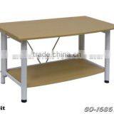 Plasma MDF TV Table Stand With Shelf, Folding Wooden TV Stand thumbnail-2