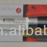 Stainless Steel Black PP Handle Utility Knife thumbnail-1