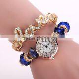 2017 Luxury Charming Watch Fashion Girl Pearl Bracelet Love Ladies Watch thumbnail-2