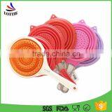 Wholesale Kitchen Silicone Collapsible Strainer Colander thumbnail-4