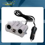 5V 2A CE Approval 2 USB and 2 Car Cigarette Light Socket for IPhone , Tablet thumbnail-1