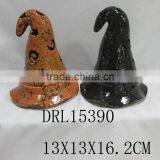 Holloween Decorations Witch Ghost Ceramic LED Lantern thumbnail-4