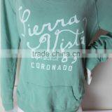 Lady Printing Round Neck Hoody thumbnail-3