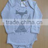 Organic Cotton Plain With Printed Baby Body Suits and Soft With Long Sleeve Baby t Shirts With Organic Latest Design Baby Pants thumbnail-2