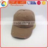 6 Panel Washed Distressed Dad Cap With Custom Logo thumbnail-1