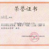 Certificate of Honor