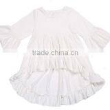 Hot Sale New Kids Cotton Ruffle Long Sleeve Pettitop High Quality Baby Fall Clothes thumbnail-3