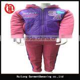 OEM Garment Pu Fleece Hood Apparel Girls Sets Clothing thumbnail-6