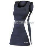 Plus Size Sublimated Custom Girl Sex Netball Jersey and Netball Dresses Skirts With Bibs thumbnail-4