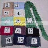 2017 Fashion Hot Popular Rayon Lady Summer Plain Solid Viscose Voile Scarf thumbnail-4