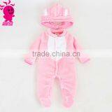 Spring and Autumn Polar Infant Clothes One Piece Newborn Sleepwear Baby Romper thumbnail-3