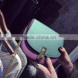 Zm50151b 2017 New Model Women Handbag Fashion Simple pu Leather Chain Bags thumbnail-1