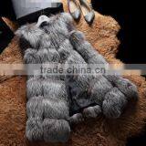 CN-R-12 100% Real Genuine Fox Fur/Furs Vest/Coat Jacket Vintage Pelt thumbnail-1