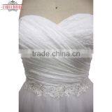 China OEM Supply Strapless Wedding Dress thumbnail-2
